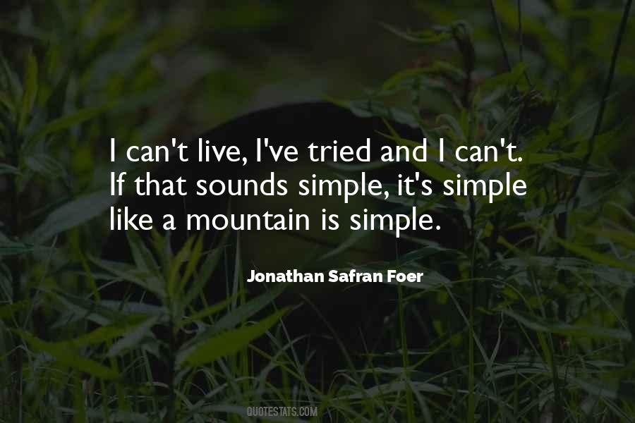 Mountain Simple Quotes #848970