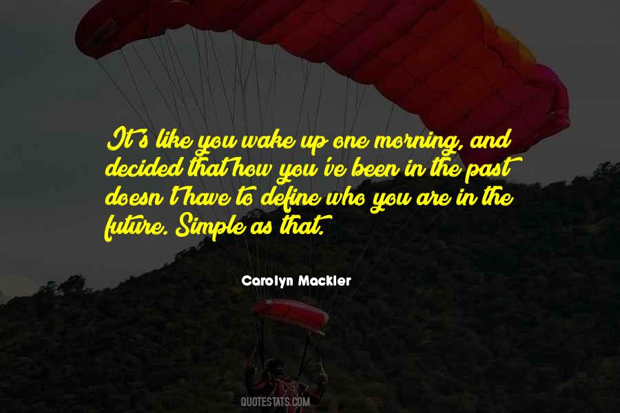 Simple Past Quotes #233121