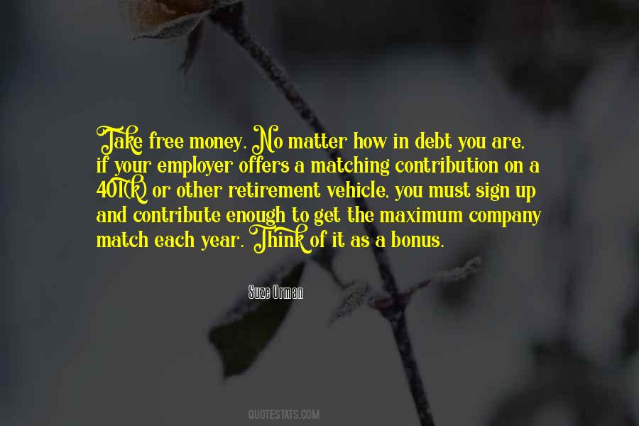 Money Debt Quotes #1293698