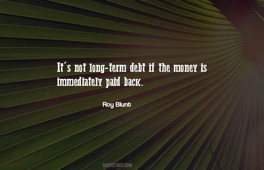 Money Debt Quotes #179629