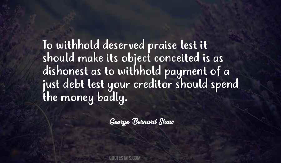 Money Debt Quotes #812781