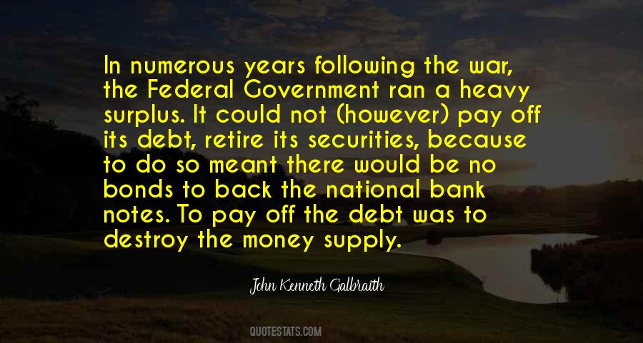 Money Debt Quotes #888860