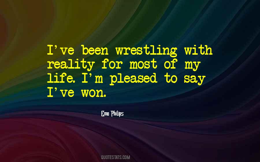 Wrestling Life Quotes #594843