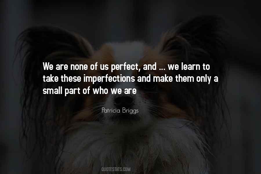 Your Imperfections Make You Perfect Quotes #1223249