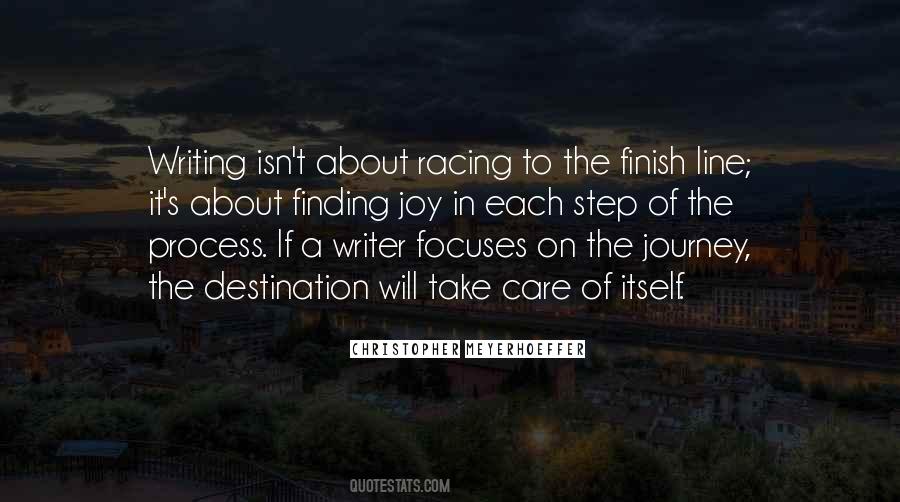 Quotes About The Finish Line #1338276