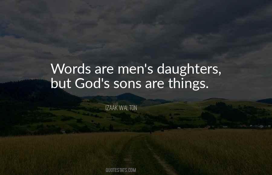 Quotes About God Sons #743083