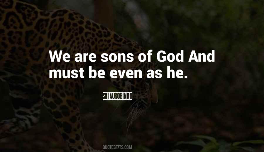 Quotes About God Sons #952679