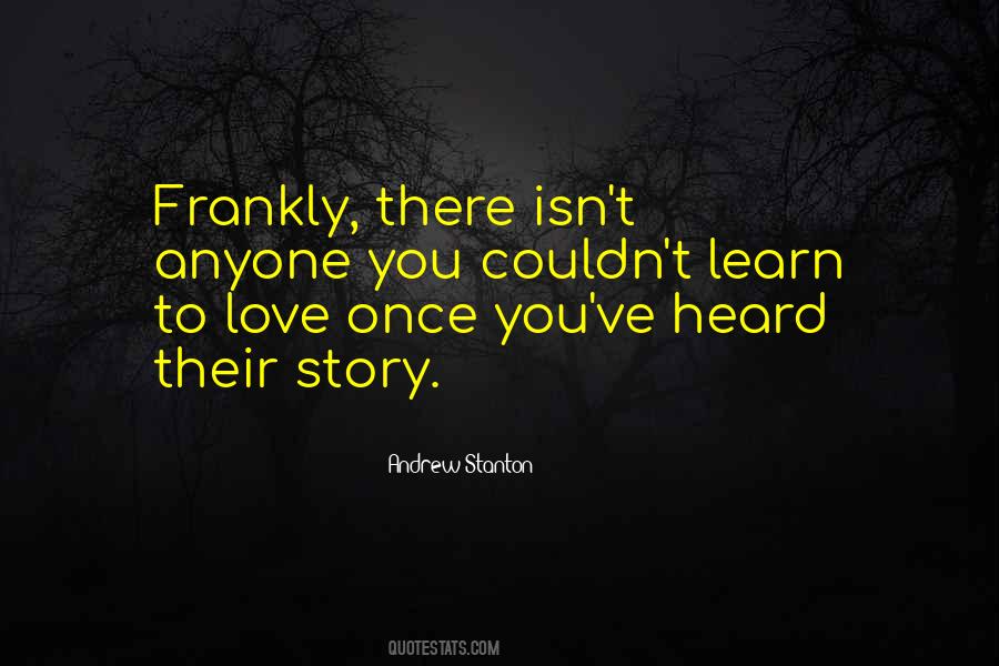 Their Love Story Quotes #1746731