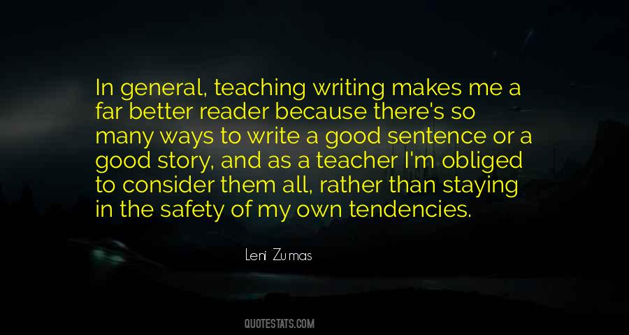 A Good Teaching Quotes #1445061
