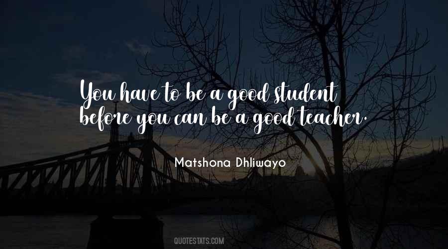 A Good Teaching Quotes #830630