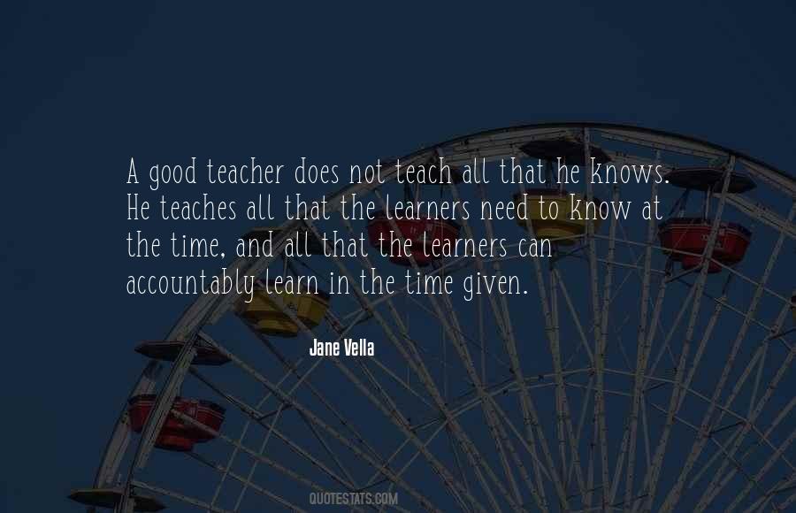 A Good Teaching Quotes #882518