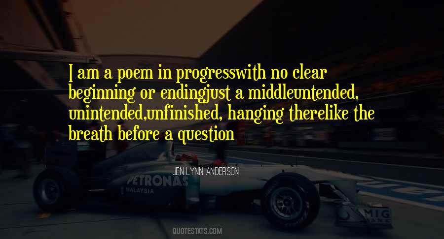 Ending Poetry Quotes #1874099