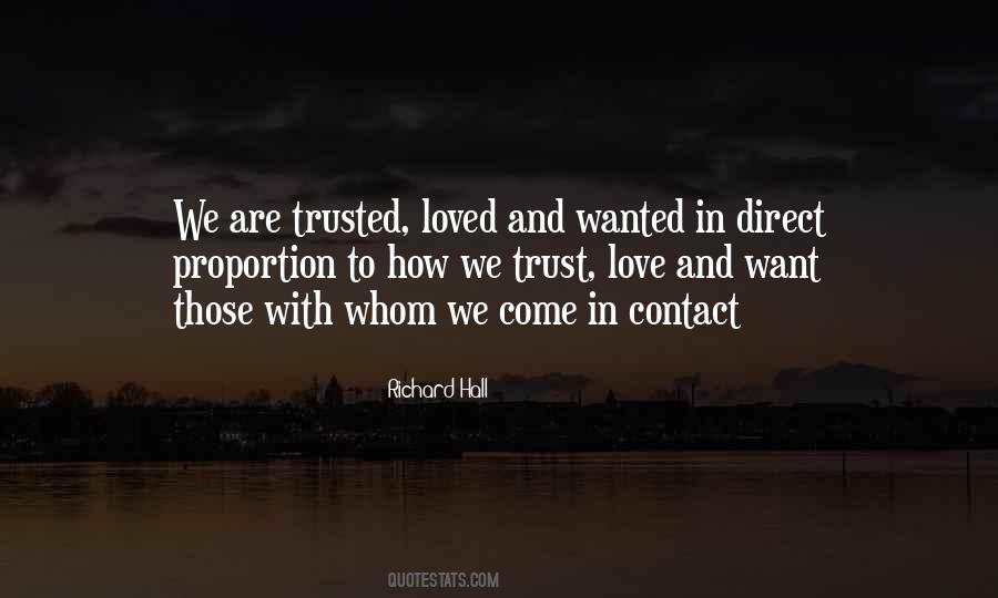 Happiness And Trust Quotes #189402