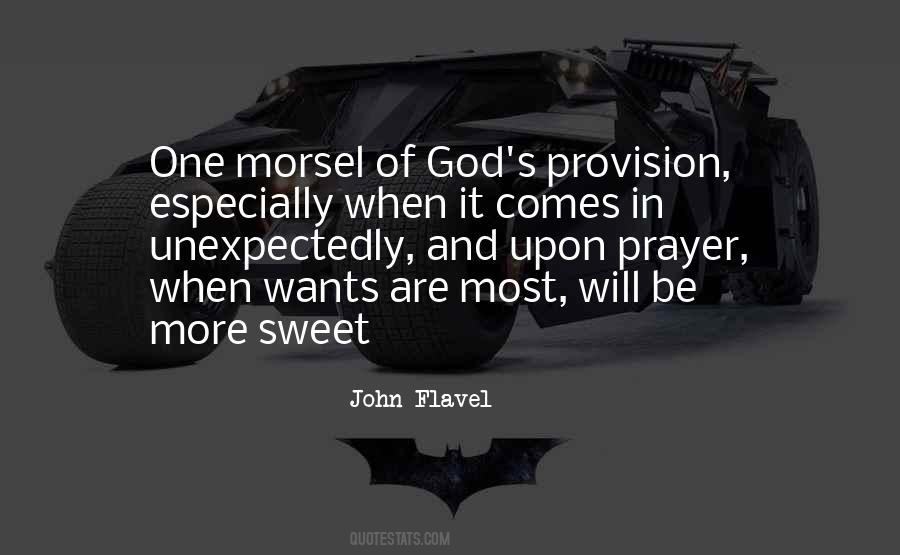 Quotes About God Provision #1233066