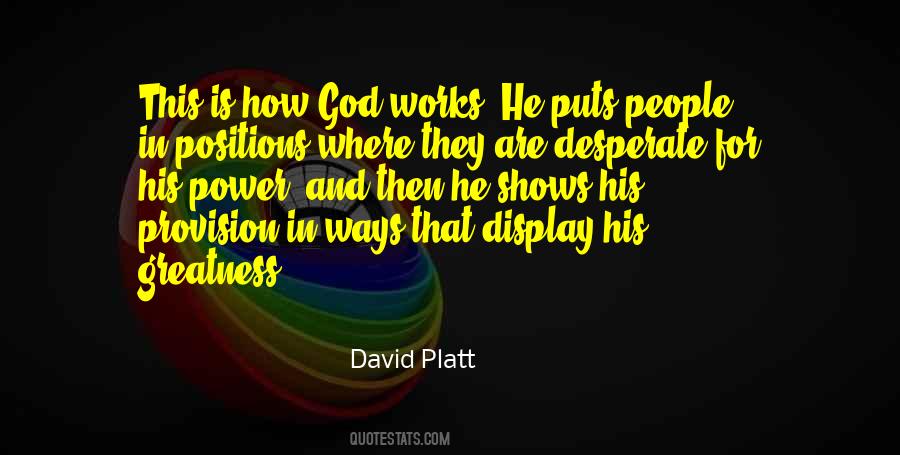 Quotes About God Provision #1392779