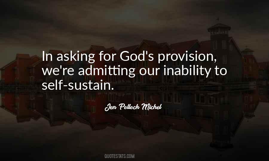 Quotes About God Provision #402500