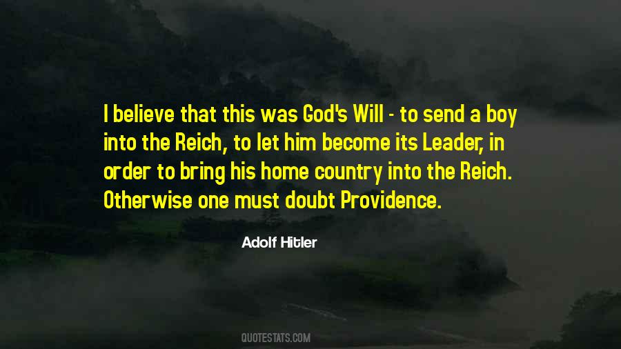 Quotes About God Providence #658490