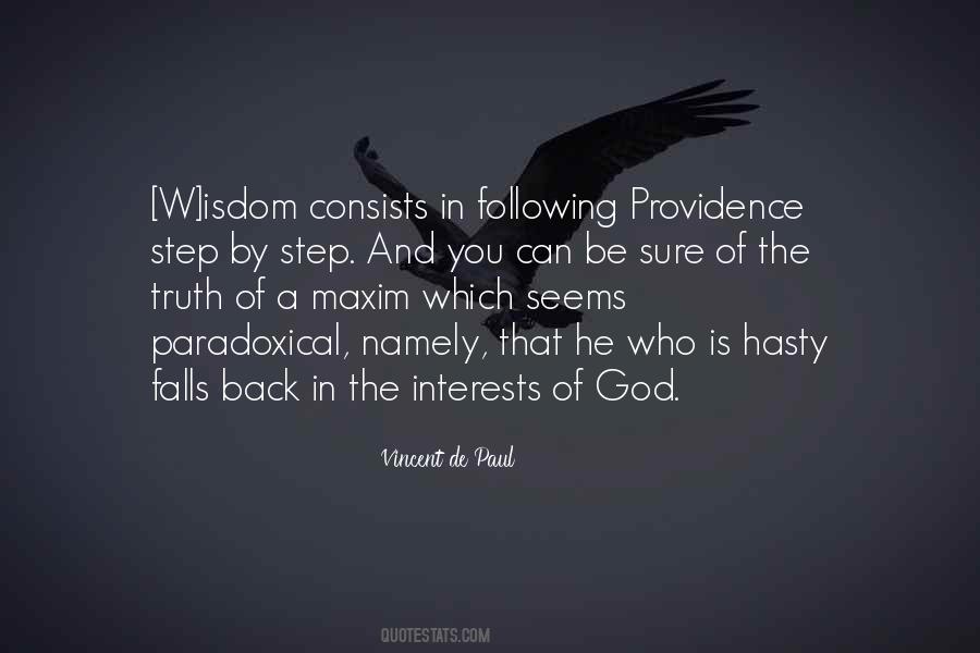 Quotes About God Providence #712177