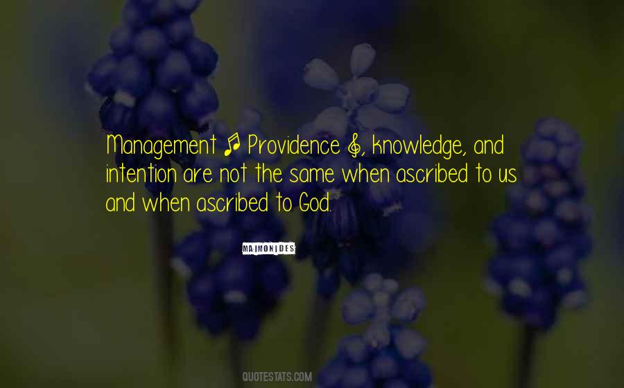 Quotes About God Providence #939100