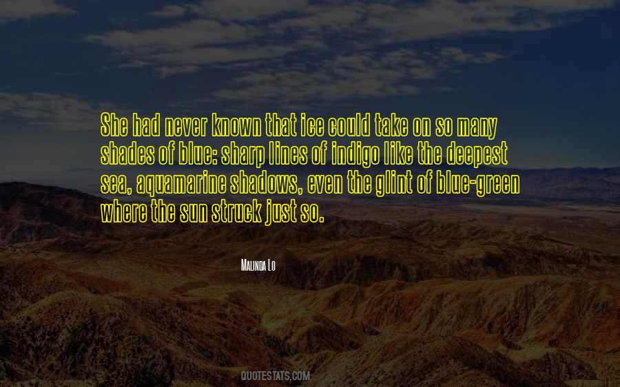 Sea Green Quotes #97087