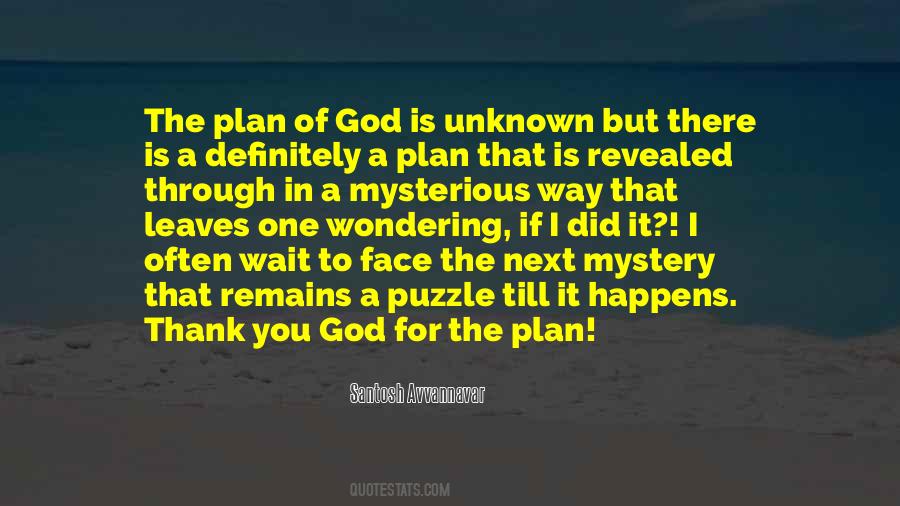Quotes About God Plan #217951