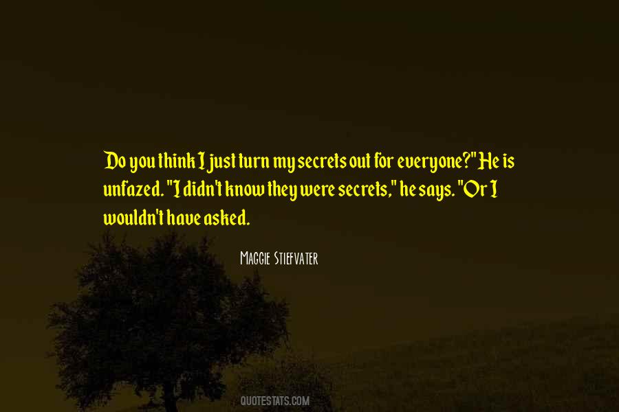 My Secrets Quotes #1477932