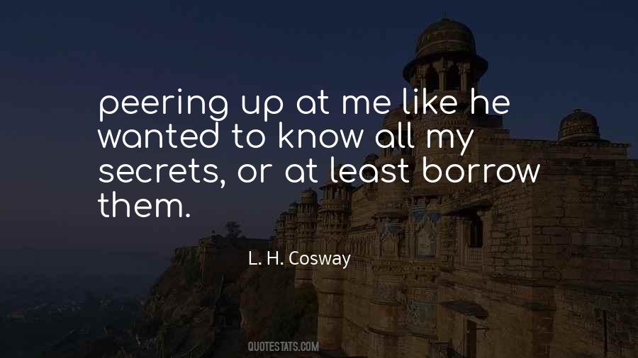 My Secrets Quotes #1584463