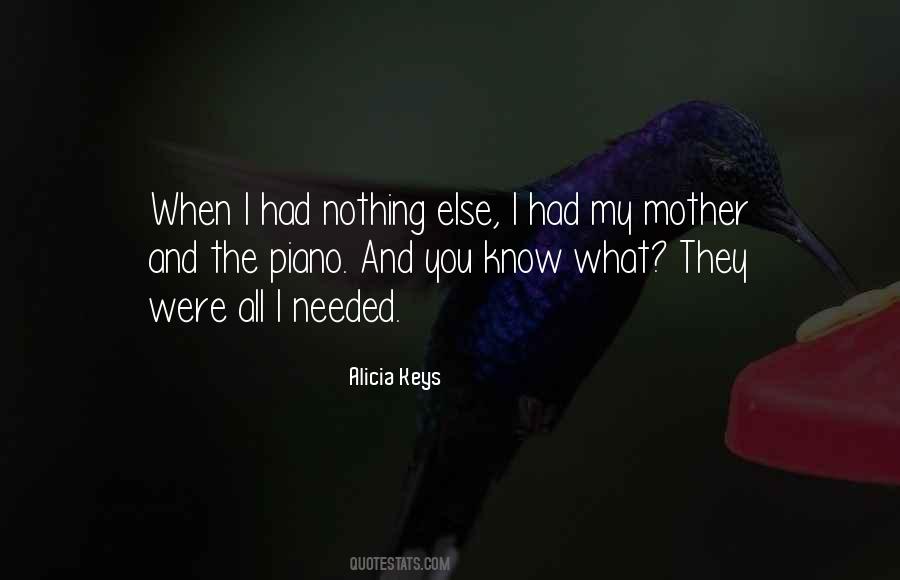 When I Had Nothing Quotes #1644965