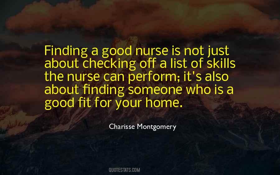 Good Nurse Quotes #236584