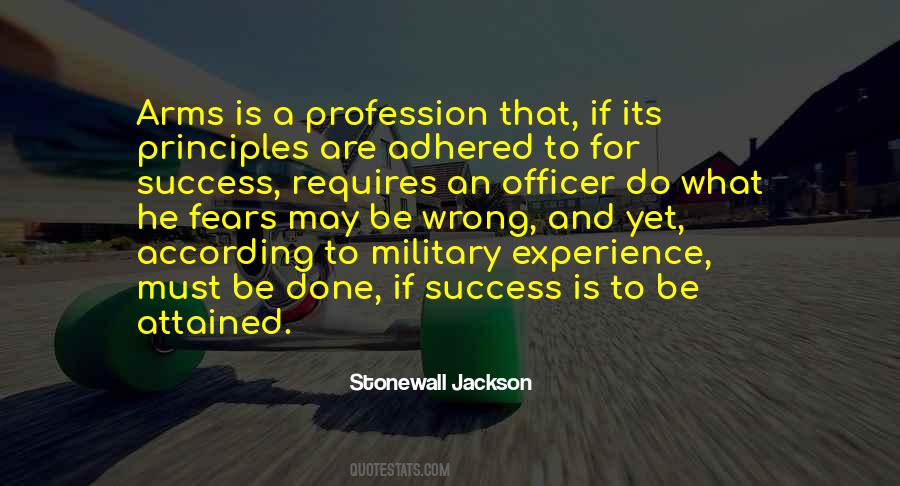 Profession Of Arms Quotes #1118205