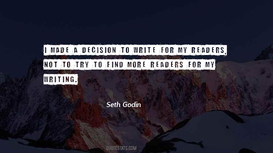 I Made A Decision Quotes #1368916