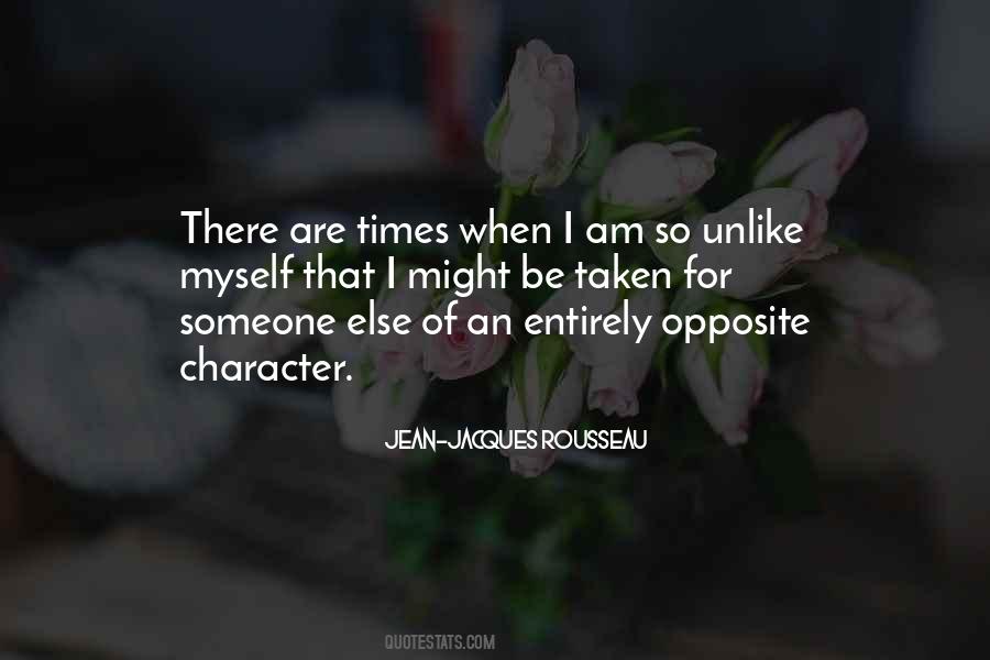 Opposite Character Quotes #678118