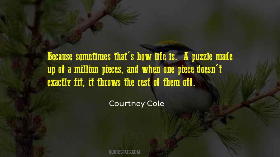 Puzzle Life Quotes #44837