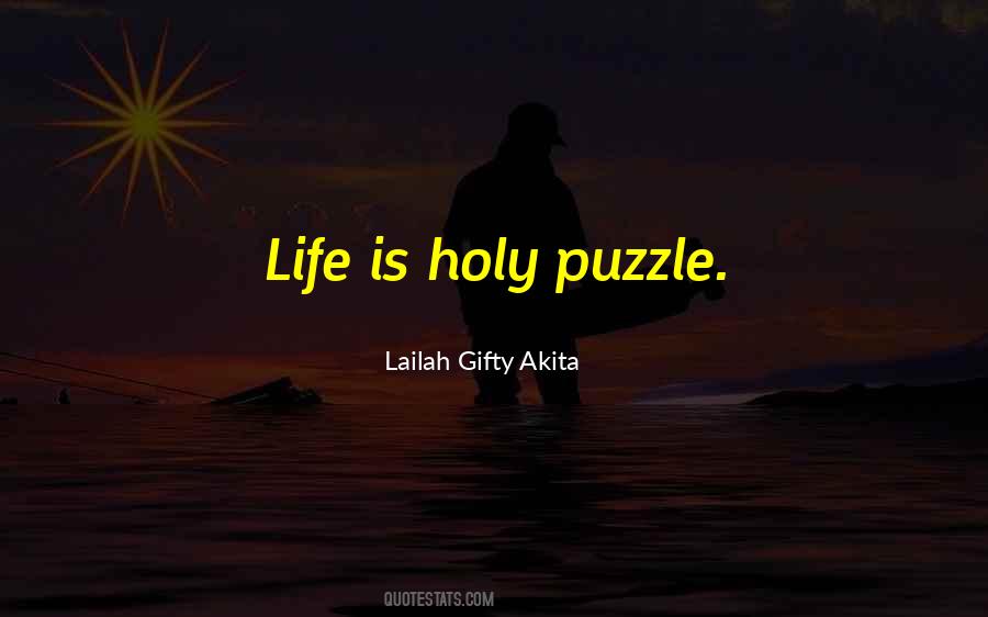 Puzzle Life Quotes #958835