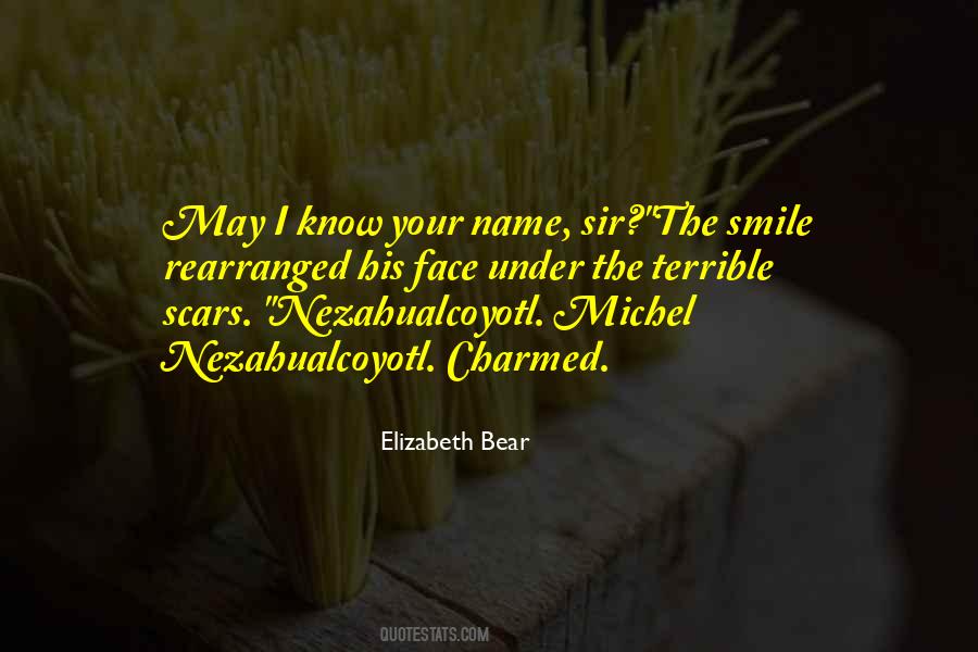 Scars On My Face Quotes #815401