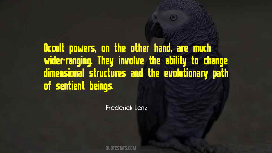Quotes About The Ability To Change #1136707