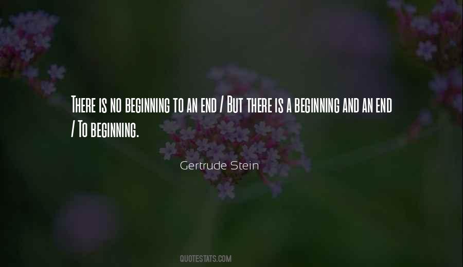 End To Beginning Quotes #1227081
