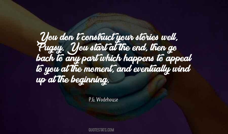 End To Beginning Quotes #1250685