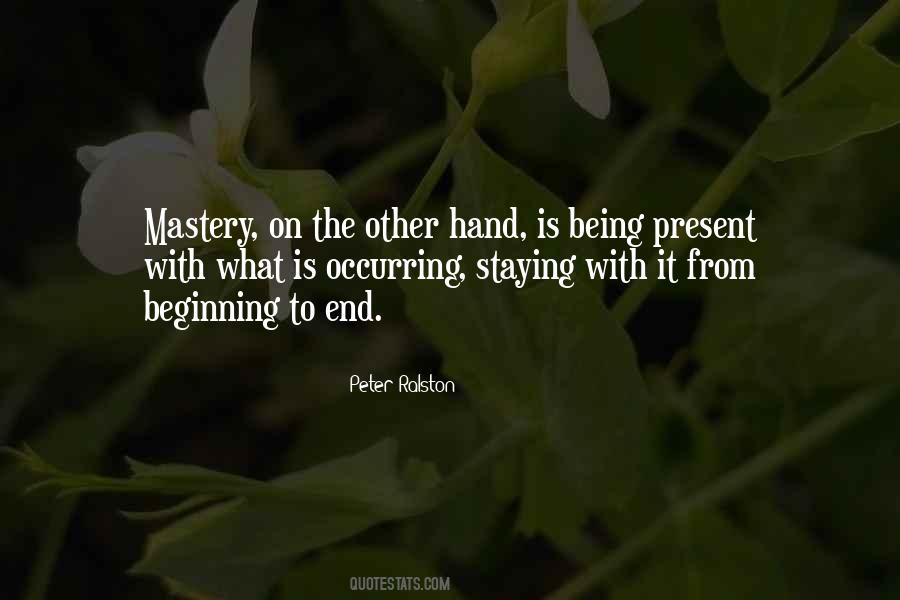 End To Beginning Quotes #125925