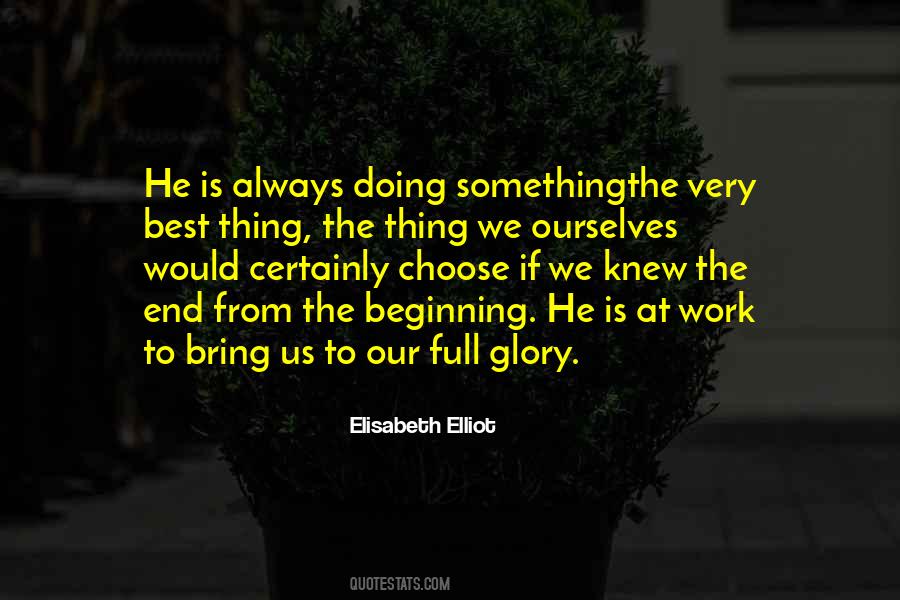 End To Beginning Quotes #208054