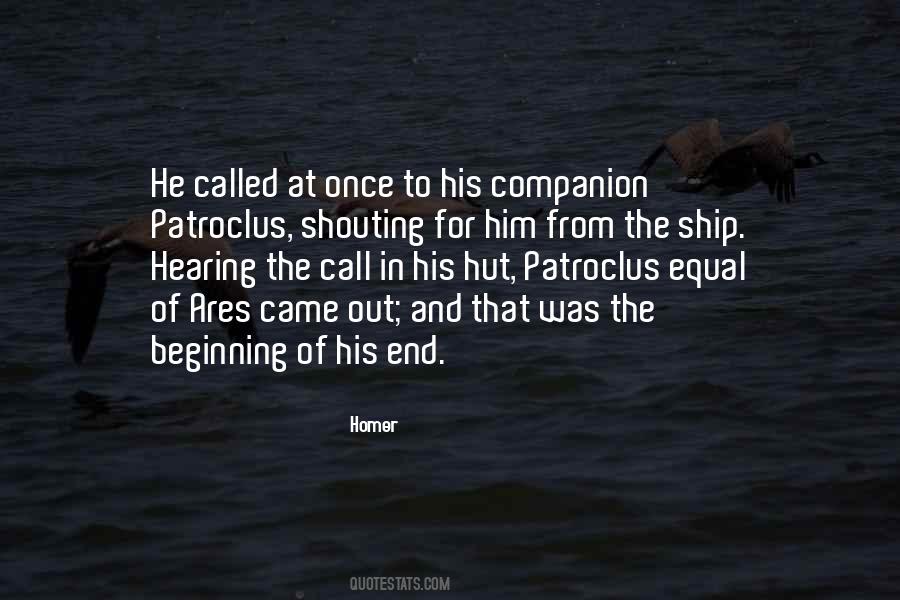 End To Beginning Quotes #427815