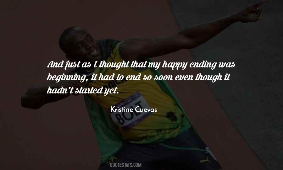 End To Beginning Quotes #610849
