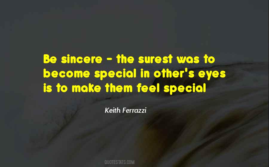 To Feel Special Quotes #149068