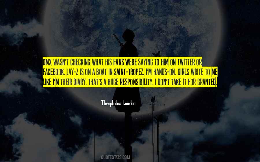 Checking On Me Quotes #1830899
