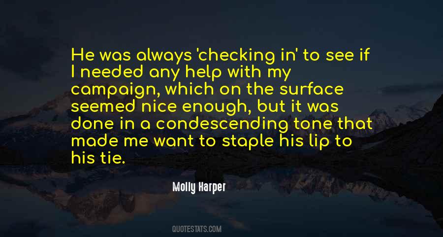 Checking On Me Quotes #906239