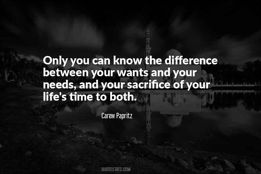 Sacrifice Your Time Quotes #1105980