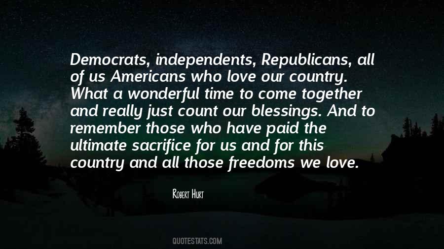 We Love Our Country Quotes #1209920