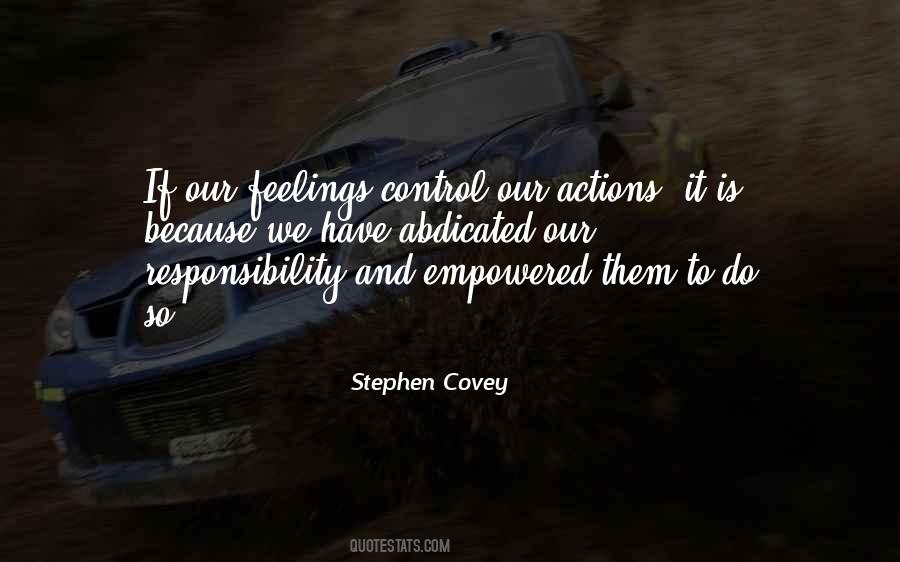 Control Feelings Quotes #1084511