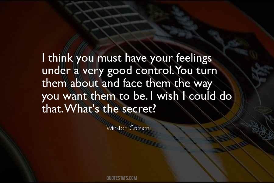 Control Feelings Quotes #1356151
