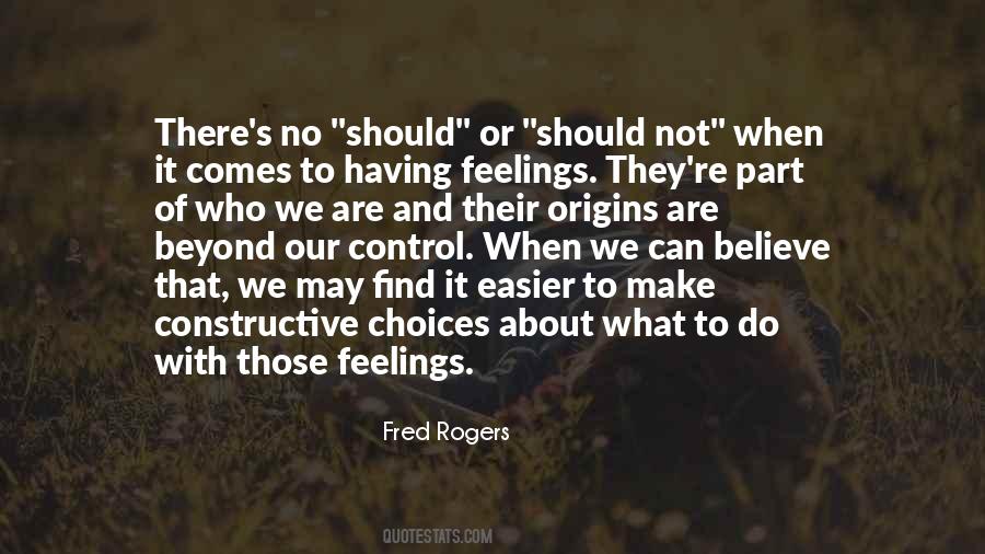 Control Feelings Quotes #173095
